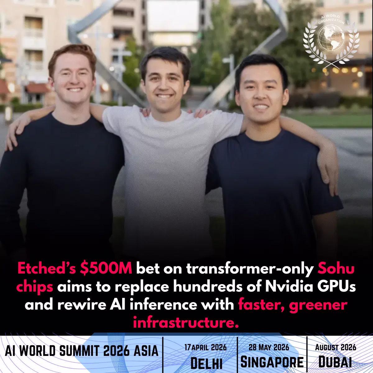 San Jose AI chip startup Etched raises $500 million to take on Nvidia